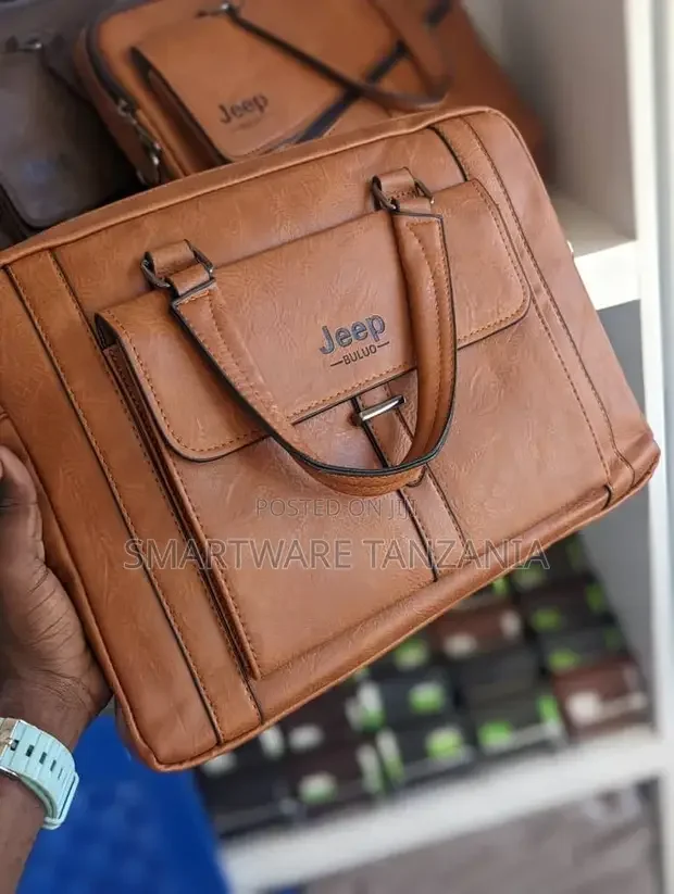 Men's Business Laptop Bag for Office Business Travel College, Brown
