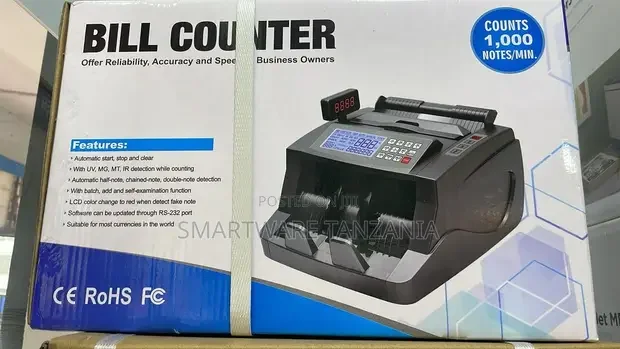 Money Counting Machine, UvMgIr Counterfeit Detection