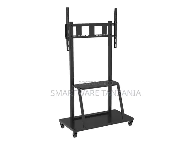 Movable Metal TV TrolleyStandMount With Wheels