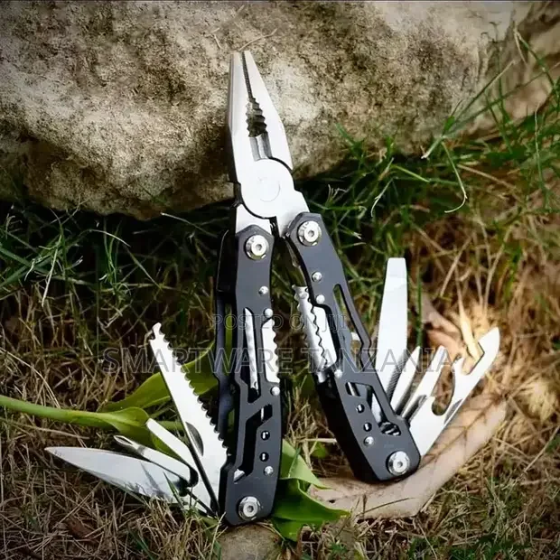 Multi-purpose Tool With Hammer Axe Knife Pliers Screwdriver
