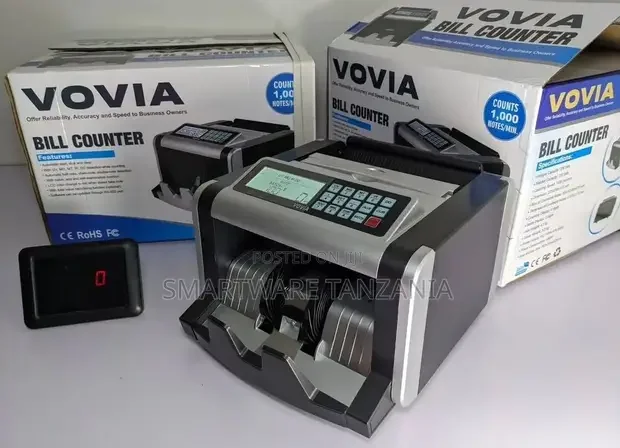 Note, Money, Bill Counting Machine With Fake Note Detection