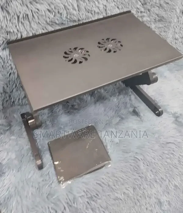 PC Desk Adjustable Laptop Stand, Laptop Desk, 2 CPU Cooling