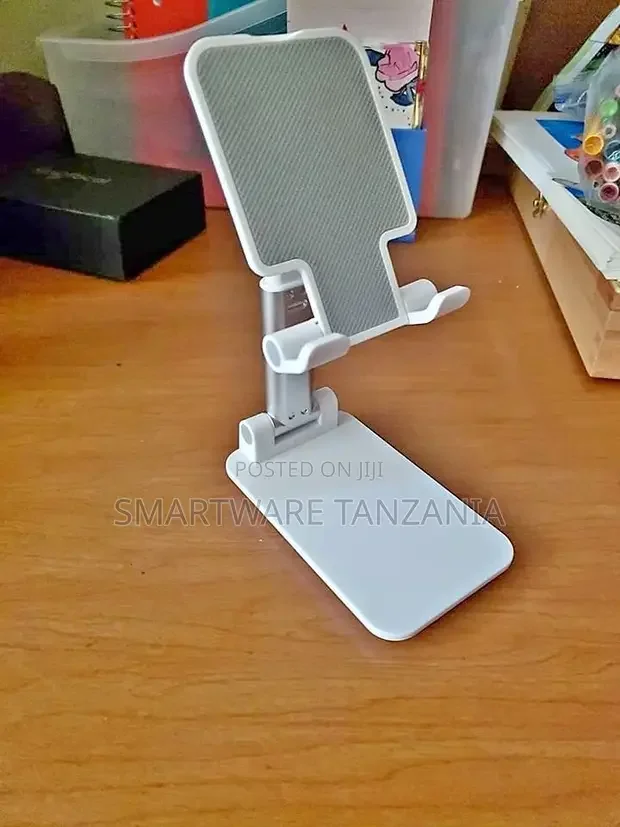 Phone Stand Angle With Silicon Pad For Desk Fully Forldable