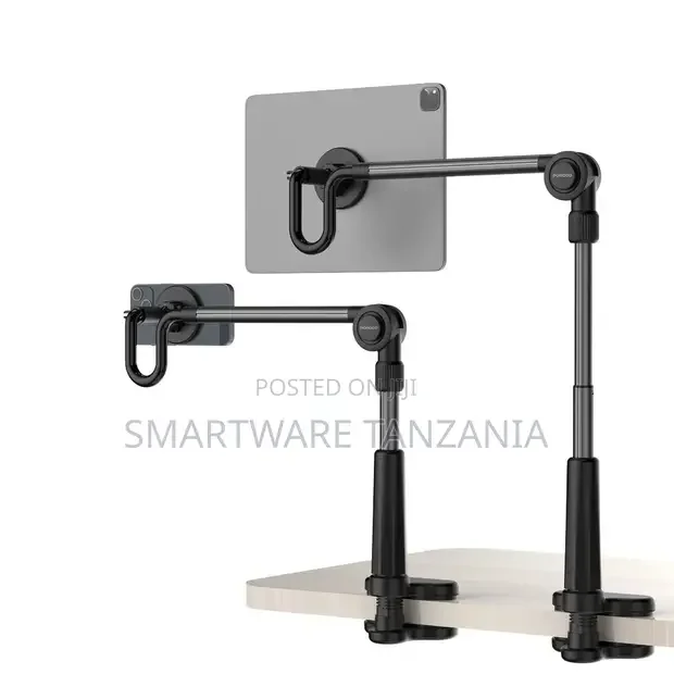 Porodo Lazy Man Stand With Magnetic Suction 92cm - Black