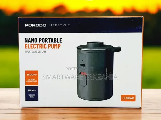Porodo Lifestyle Camping Inflate and Deflate Air Pump