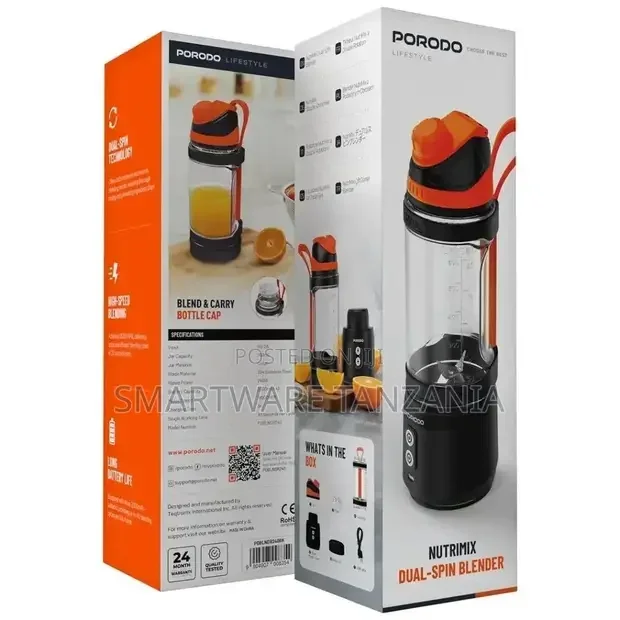 Porodo Lifestyle Nutrimix Dual-spin Blender