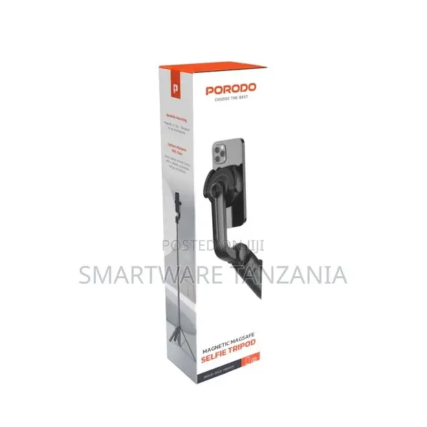 Porodo Magnetic Magsafe Selfie Tripod - Black