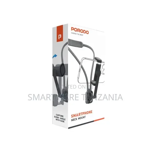 Porodo Smartphone Neck Mount - Black
