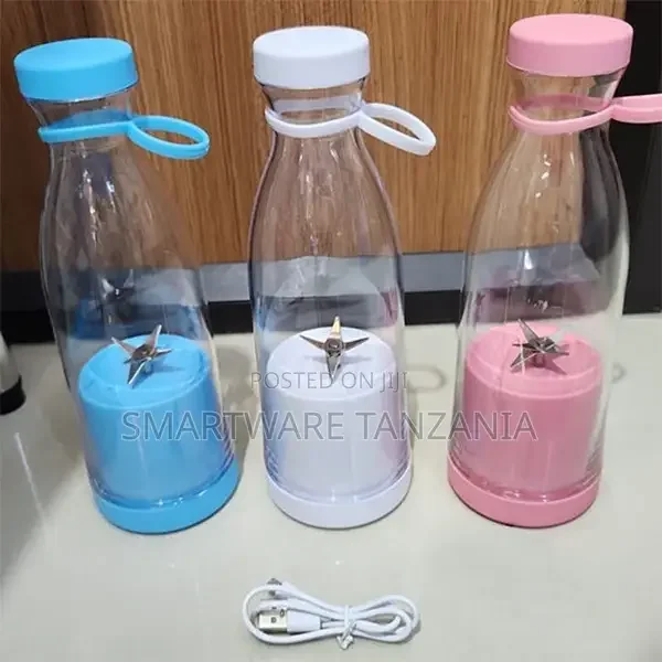 Portable Blender Bottle, 420ml USB Rechargeable Blender