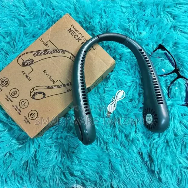 Portable Neck Fan, Personal Mini USB Bladeless Neck Fan