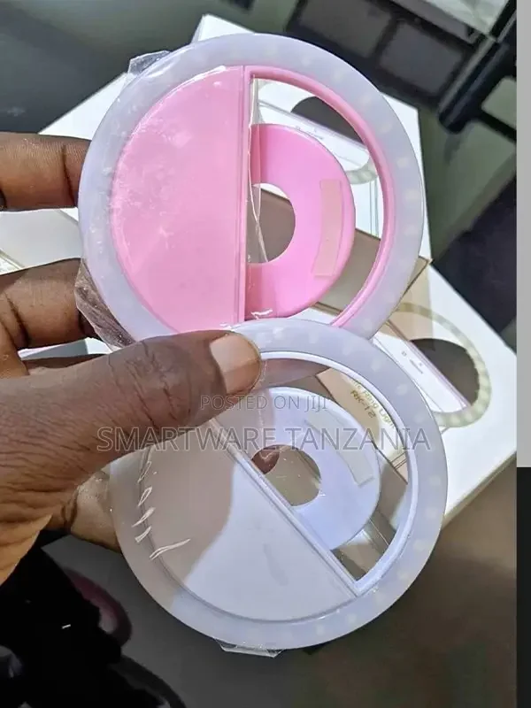 Portable USB Rechargeable Hoop Light for Selfies, LED Selfie