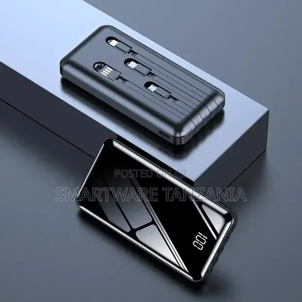 Power Bank 10,000mah Compact Travel-Ready