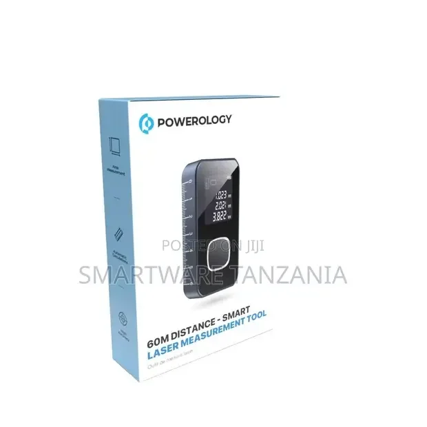 Powerology 60m Powerful Laser Rangefinder - Blue