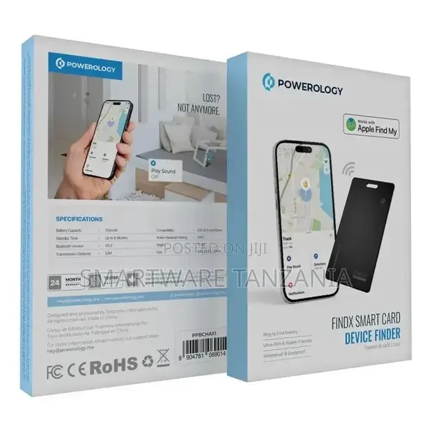 Powerology Findx Smart Card Device Finder - Black
