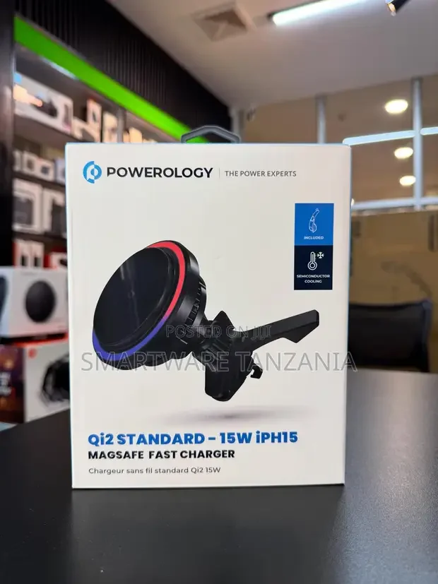 Powerology Qi2 Magsafe 15w Fast Charger Semiconductor Cooling