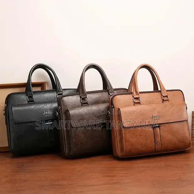 PU Leather Laptop Business Bag