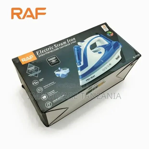 RAF Electric Iron Steam Flatiron - BlueWhite