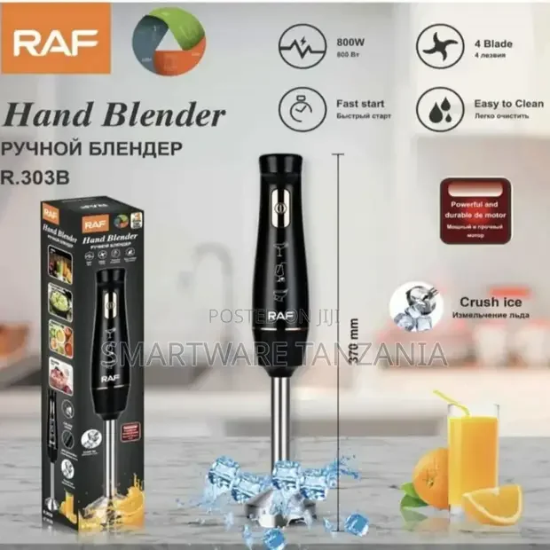 RAF Hand Blender Immersion Mixer 2 Speeds, Powerful Motor