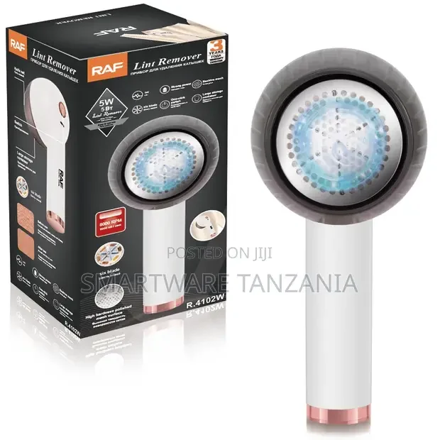 Raf Lint Remover R.4102w Rechargeable Fabric Shaver 8000rpm White