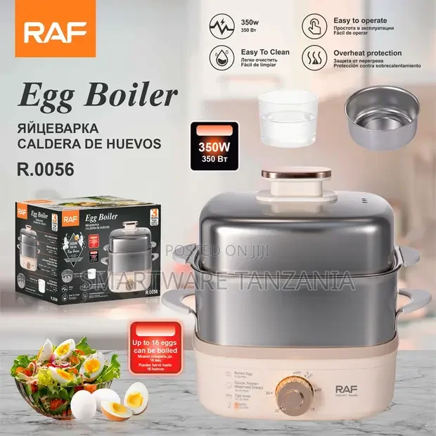 Raf R.0056 Egg Boiler 350w - Electric Egg Cooker for 16 Eggs