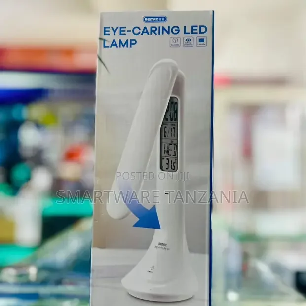 Remax Eye-caring Led Desk Lamp With Clock Calendar Display