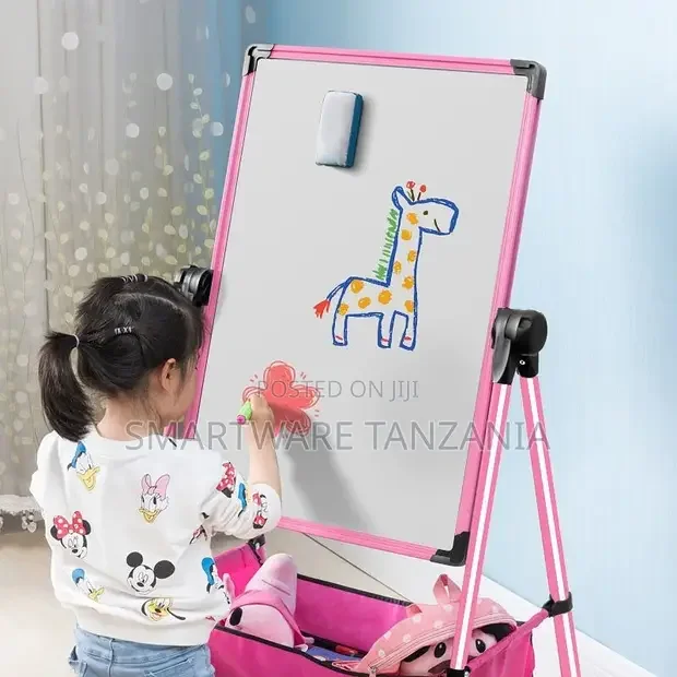 Rotatable Kids Easel Double Sides Drawing Board, Chalkboard
