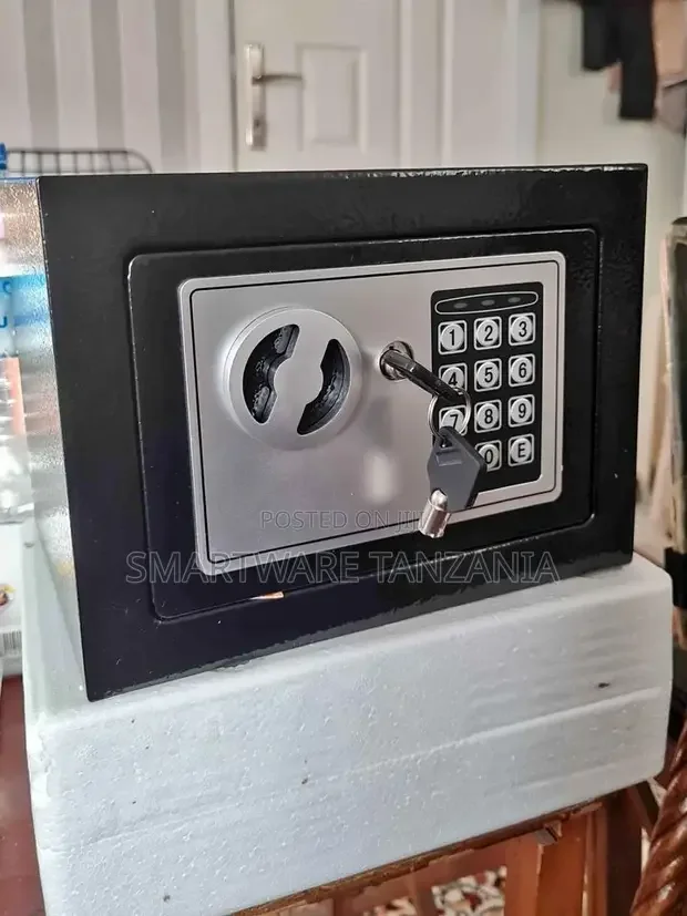 Safe Box Black Digital Electronic Keypad Small Home