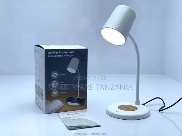 Smart Mobile Wireless Charger LED Table Desk Lamp