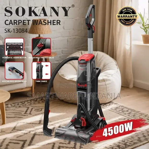 Sokany Multi-surface Carpet Cleaner With Water Valve Strong Suction