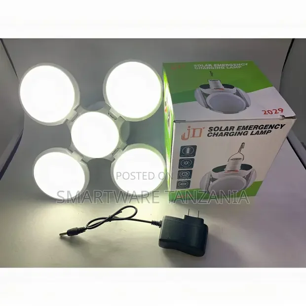 Solar Rechargeable Camping Lamp LED USB Rechargeable