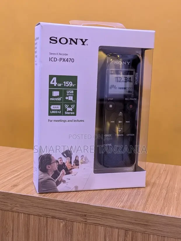 Sony Icd-Px470 Stereo Ic Recorder 4gb for Meetings