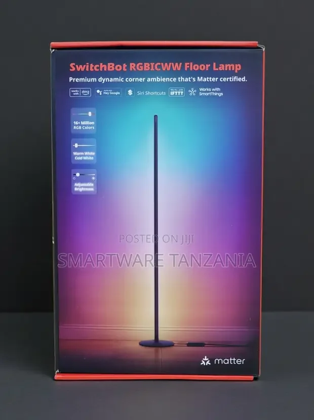 Switchbot Rgbicww Floor Lamp 16 Million Colors Matter Alexa Google