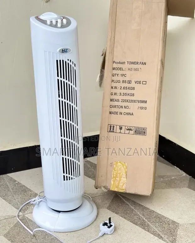 Tower Fan Quiet Set Whole Room Bladeless Cooling Room
