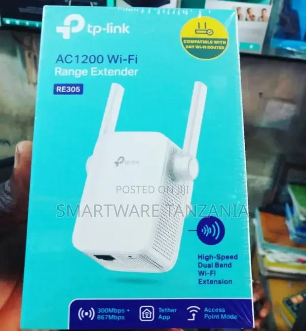 Tp-link  Ac1200 Wifi Extender Dual Band Range Extender