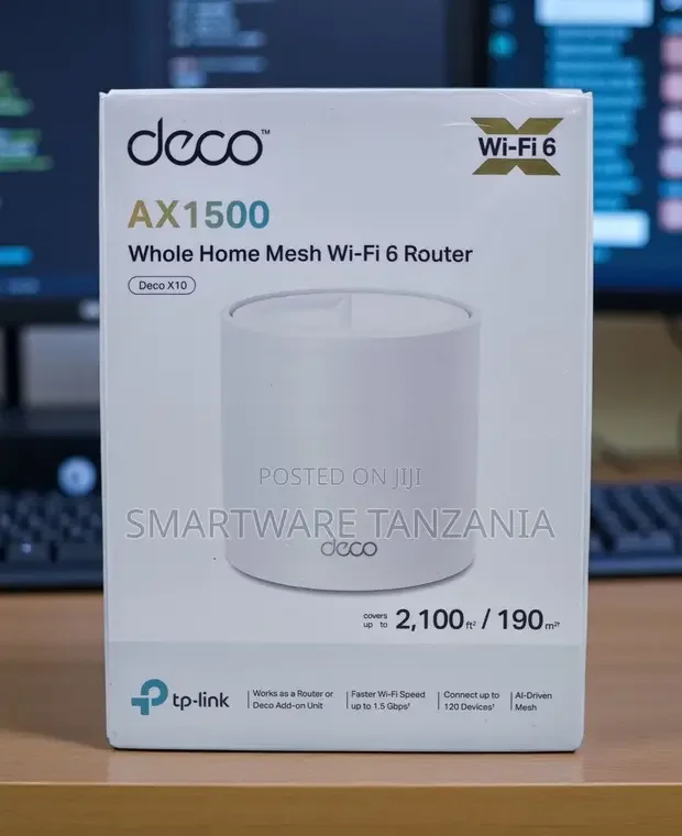 Tp-Link Deco X10 Ax1500 Whole Home Mesh Wi-Fi 6 Router Unit