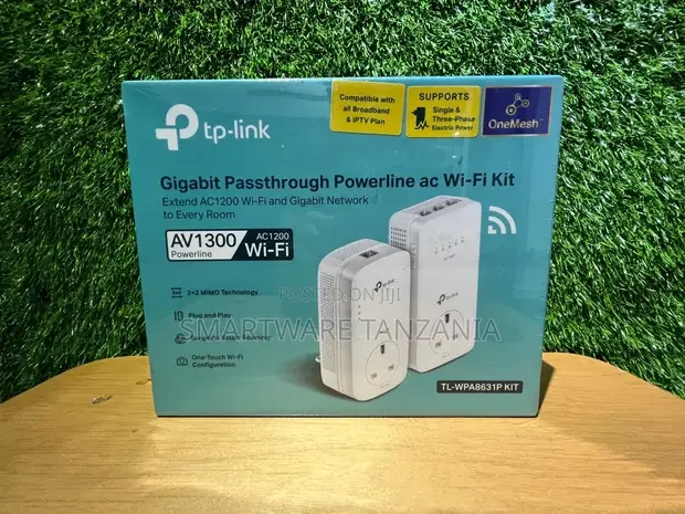 Tp-link Dual Band Gigabit Powerline Adapter, Wi-fi Extender