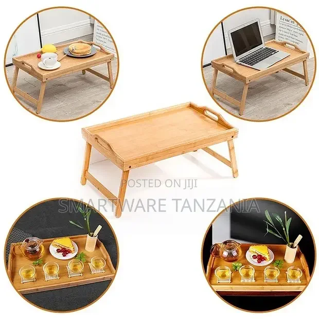 Tray for Breakfast in Bed or TV Tray, Bed Tray Laptop Desk