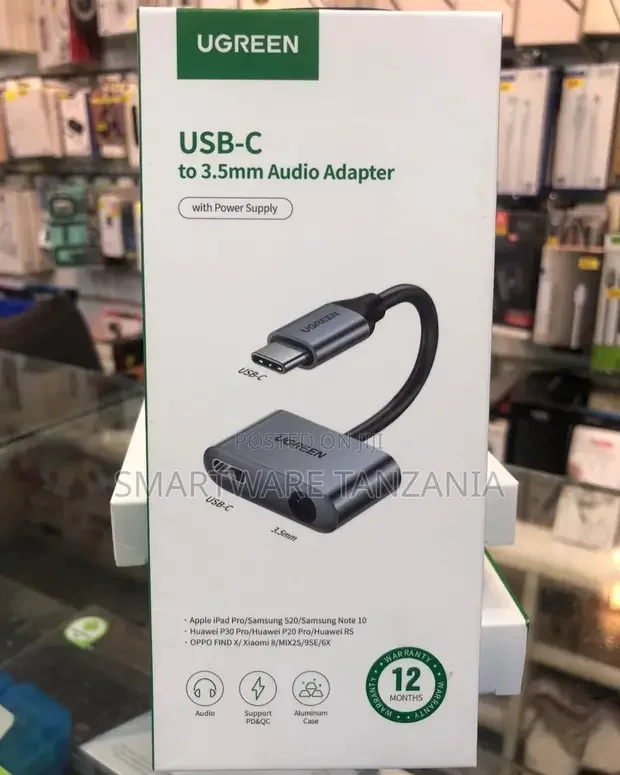 Type C To 3.5mm Adapter Charging And Listening Ugreen