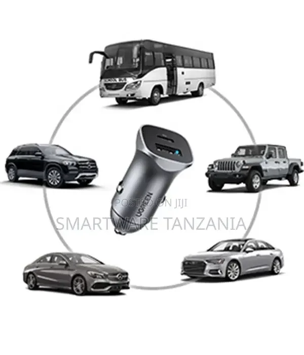 Ugreen Dual USB Car Charger Space Grey