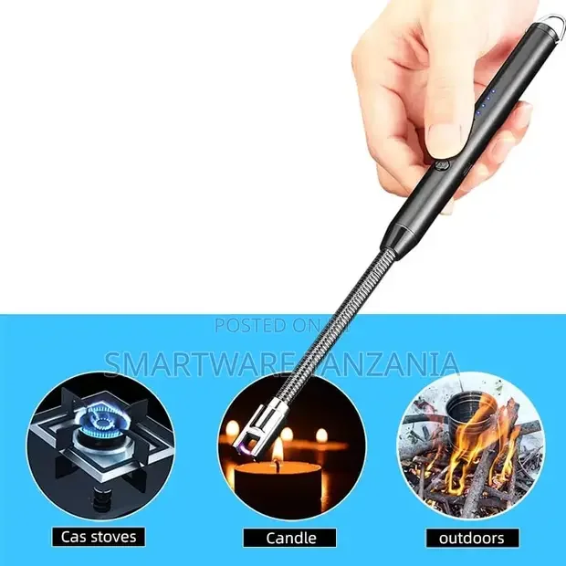 USB Rechargeable Windproof Electric Gas Arc Lighter