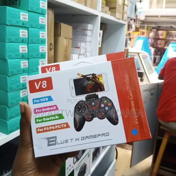V8 Wireless Bluetooth GAME Controller Rechargeable Gamepad