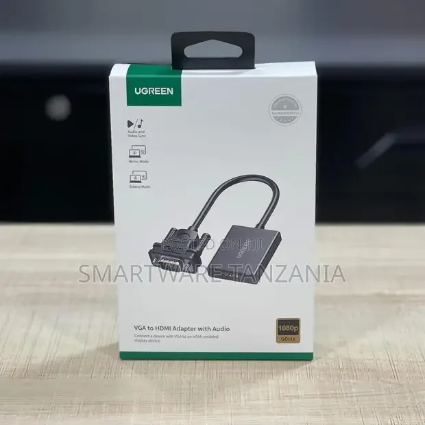 Vga To Hdmi Converter 1080p Hd Adapter With Audio Cable