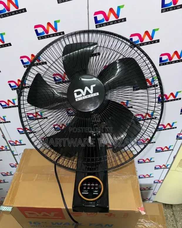 Wall-Mounted Fan Oscillating Wall Mount Fan 16 Inch 3 Speed