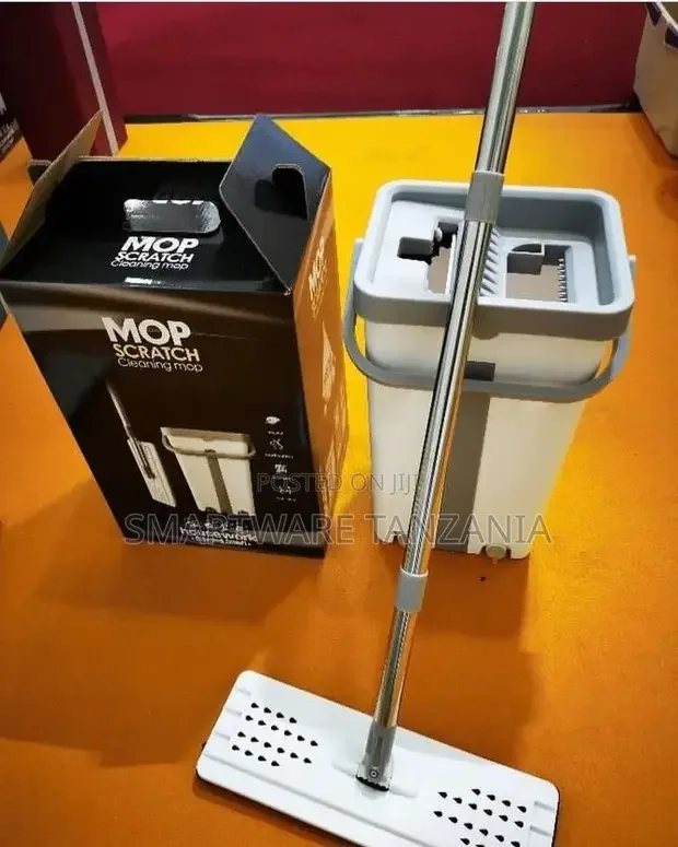 Wash Dry Flat Mop Bucket, Complete Cleaning System