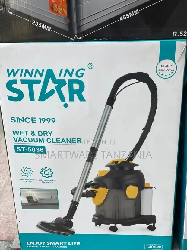 Wet and Dry Vacuum Cleaner 1400w 15l Capacity 17kpa High Suction Power