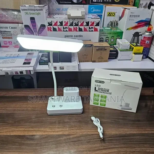 White Desk Light for Kids, DesktopComputer Study Lamp