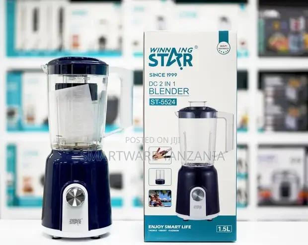 Winning Star St-5524 Dc 2-in-1 Blender 1.5l for Home and Outdoor