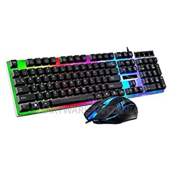 Wired Keyboard and Mouse Gaming Set Backlight