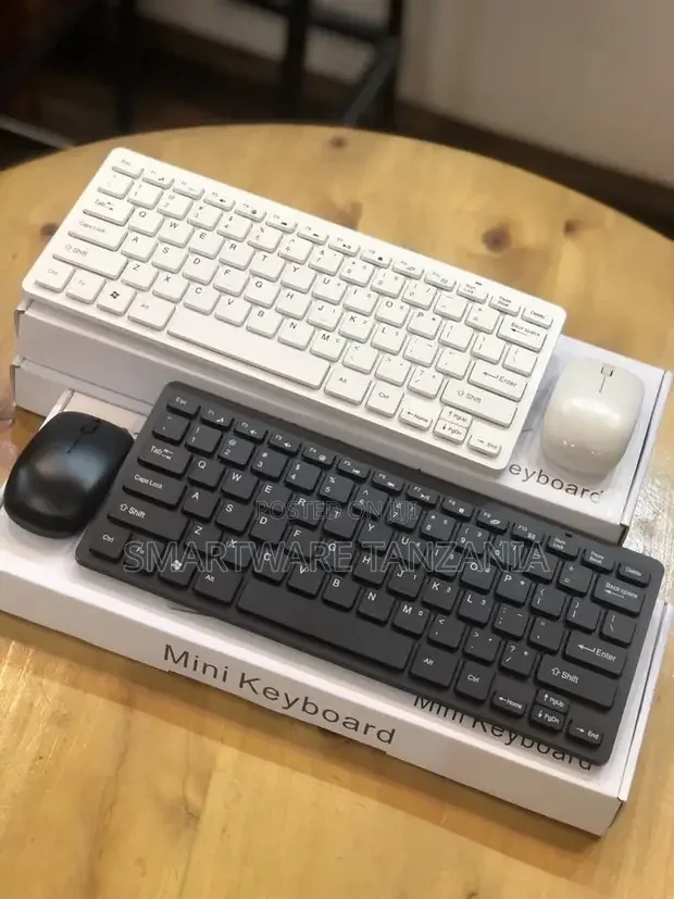 Wireless Keyboard And Mouse Set Ultra Slim Cordless Mouse