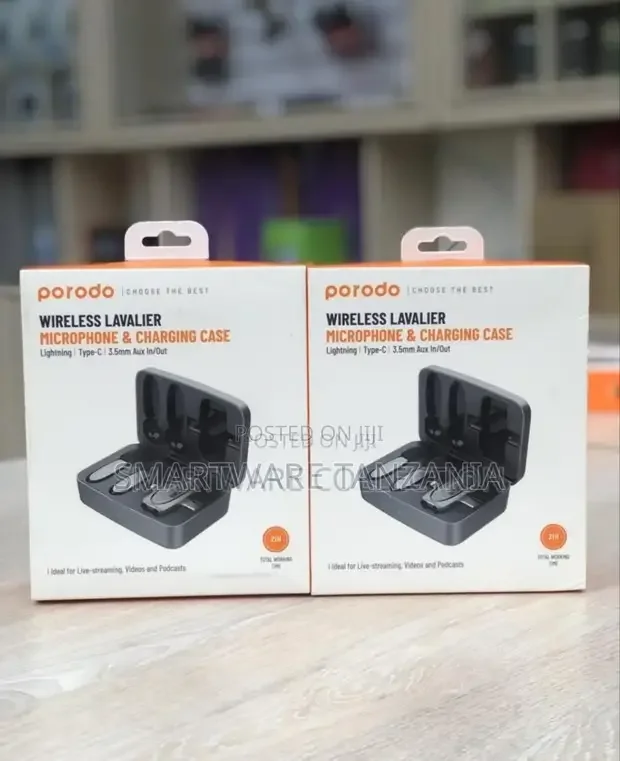 Wireless Microphone Compatible With iPhone, Camera, Laptop